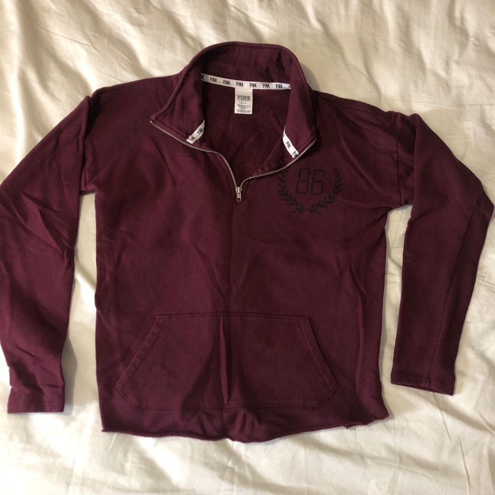 Pink crew neck